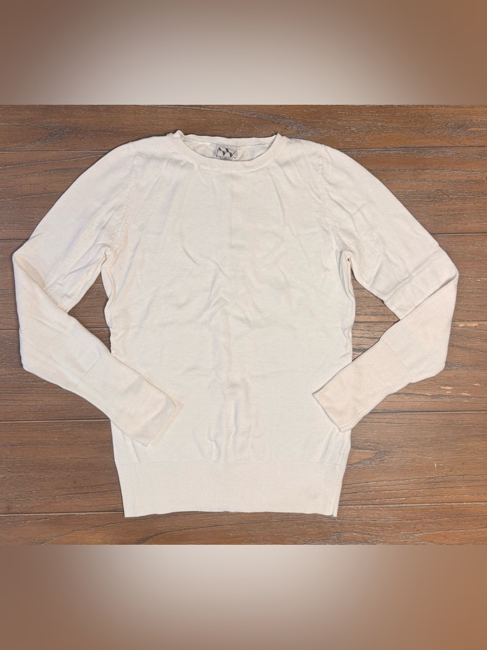 Worthington White Scoop Neck Sweater #74